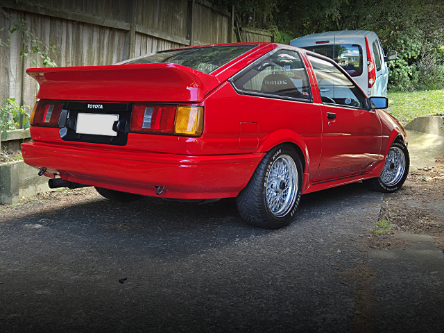 Rear exterior of 4th Gen TOYOTA LEVIN.