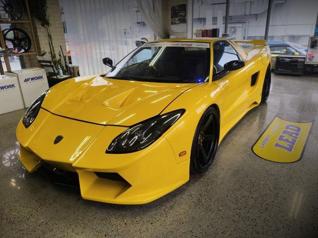 Front exterior of NA1 Honda NSX with VeilSide Body Kit.