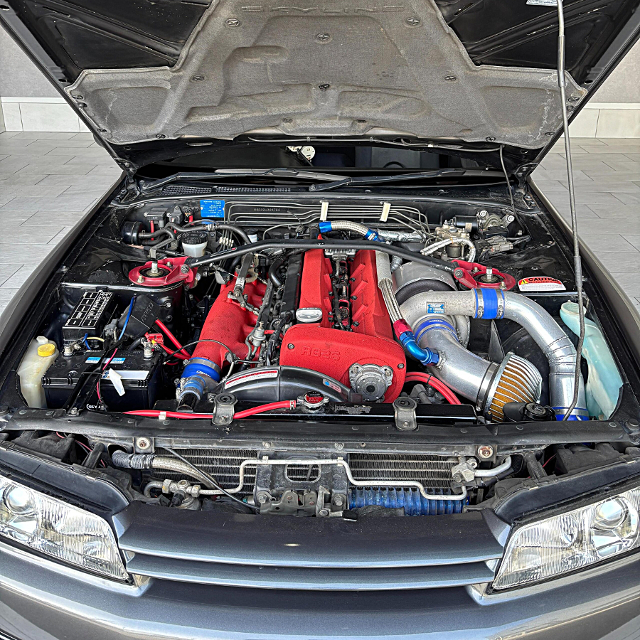 RB26 with GREDDY SINGLE TURBO.