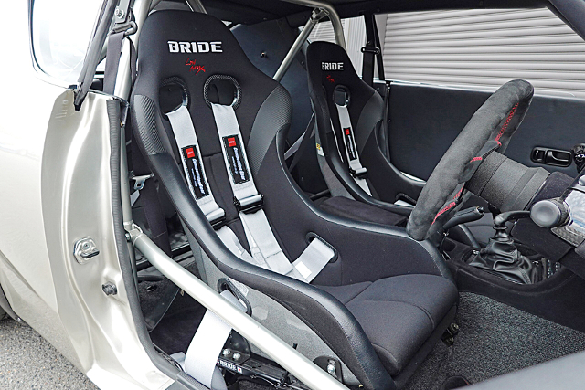 Interior seats of BNR32-Based Rocky Auto Kenmeri GT-R.