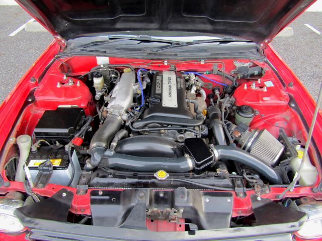 SR20DET turbo engine.