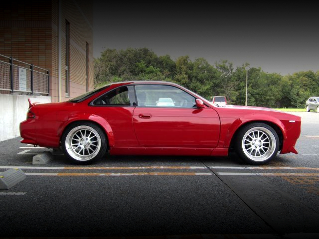 Side exterior of Rocket Bunny BOSS V2 WIDEBODY S14 SILVIA.