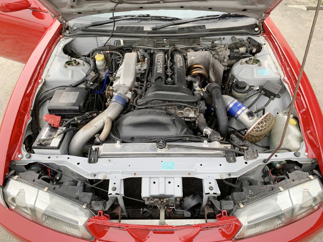 SR20DET With GREDDY T518Z turbocharger.