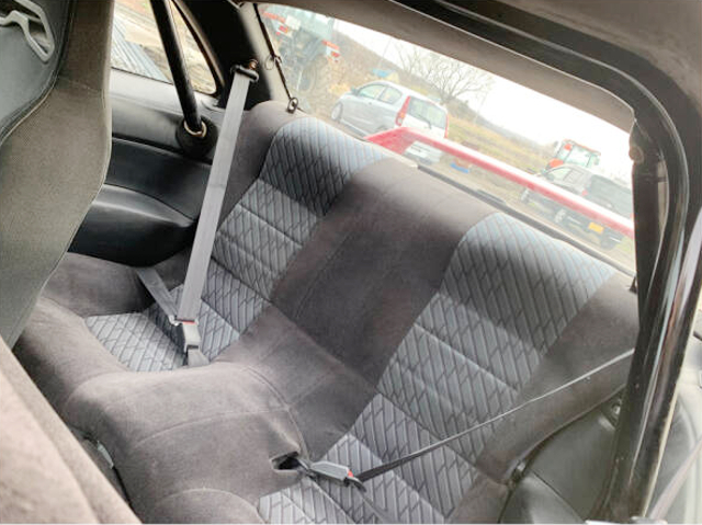 Backseat of S14 SILVIA K's.