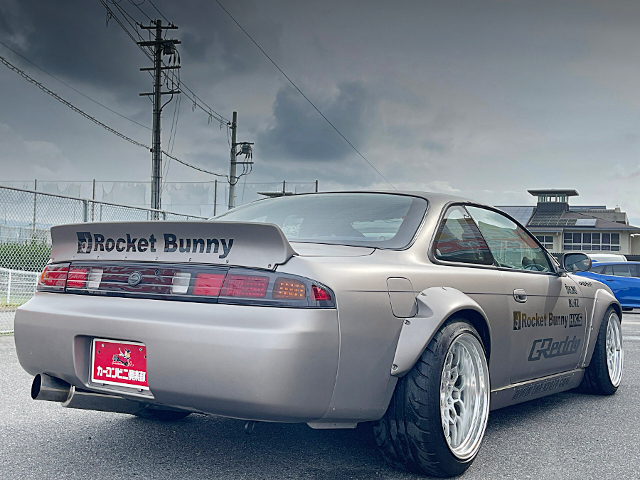 Rear exterior of ROCKET BUNNY BOSS V2 BODY S14 SILVIA Q'S.