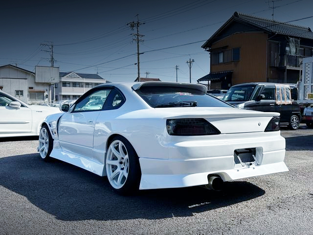Rear exterior of S15 SILVIA SPEC-S G-PACKAGE.