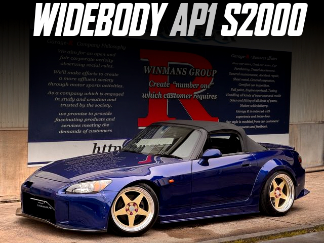 ワイドボディ化！RK DESIGNホイール18インチ履き！AP1型ホンダS2000の国内中古車を掲載