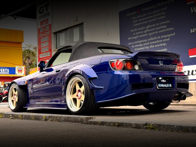 Rear exterior of WIDEBODY AP1 S2000.