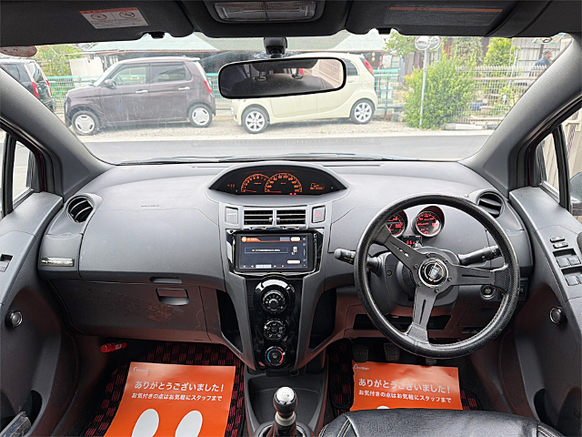 Interior of NCP91 VITZ RS.