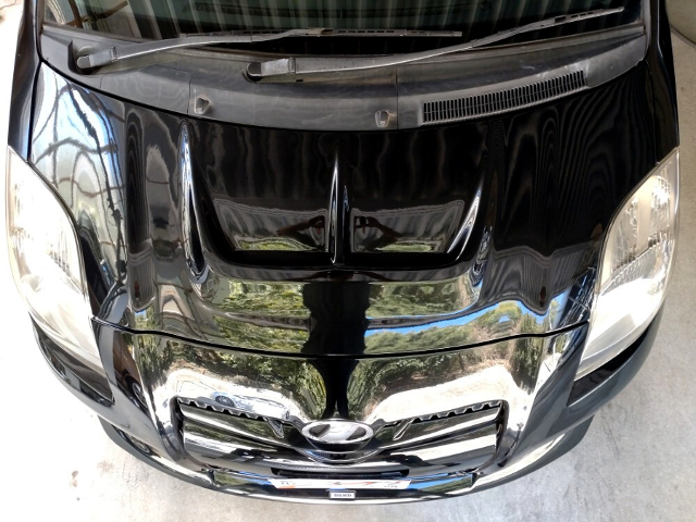 Hood of NCP91 VITZ TRD Sports M.