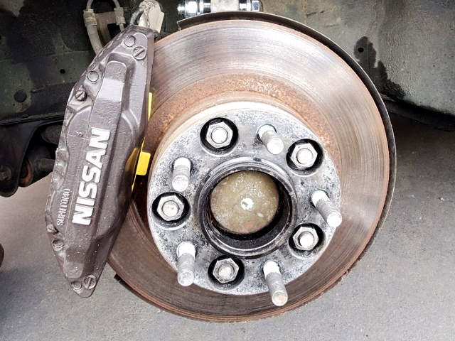 300ZX Caliper install.