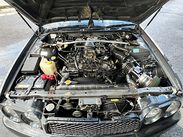 VQ30DET 3.0L Turbo engine.