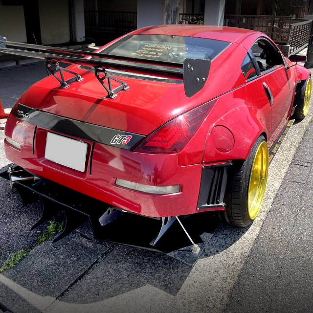 Rear exterior of Mercury GT3 WIDEBODY Z33 FAIRLADY Z VERSION T.