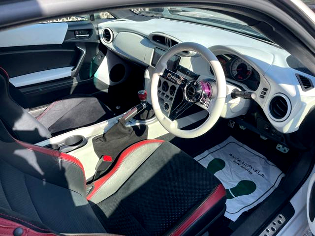 Interior of WIDEBODY ZN6 TOYOTA 86GT.