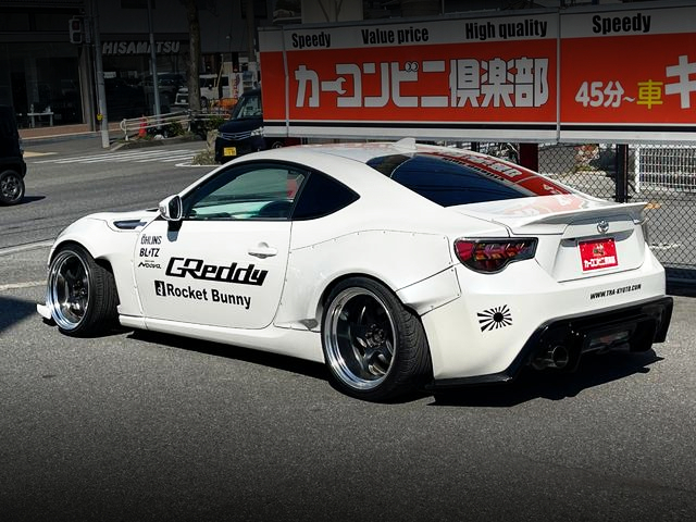 Rear exterior of WIDEBODY ZN6 TOYOTA 86GT.