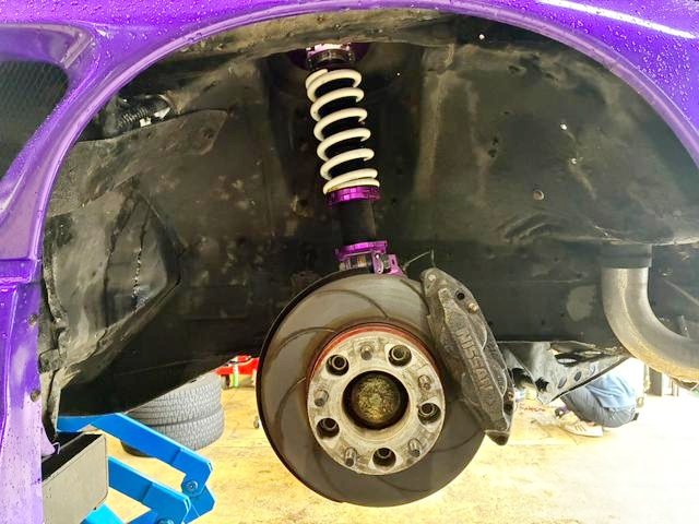Coilover of WIDEBODY 180SX TYPE-X.