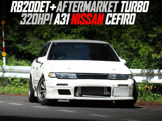 RB20DET+AFTERMARKET TURBO at 320HP in the A31 NISSAN CEFIRO.