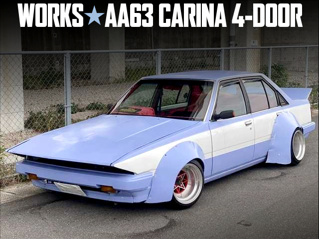 JDM WORKS WIDEBODY AA63 CARINA 4-DOOR.