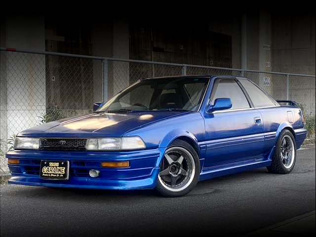 Front exterior of AE92 COROLLA LEVIN GT-APEX.