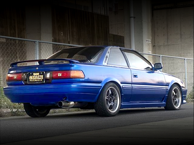 Rear exterior of AE92 COROLLA LEVIN GT-APEX.