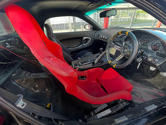 Interior of BN-SPORTS WIDEBODY FD3S RX-7.