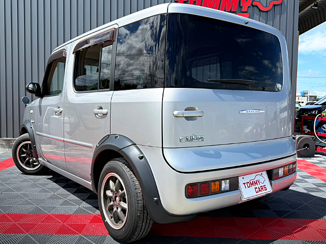 ハコスカ顔！オーバーフェンダー！ワタナベホイール！BZ11日産キューブ
