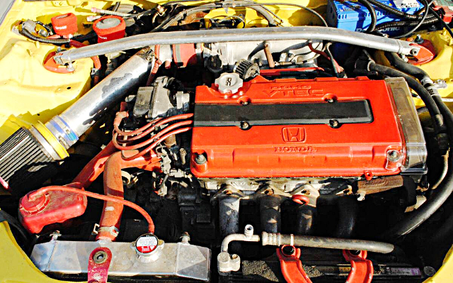 B16A VTEC engine of DRIFT SPEC EK4 CIVIC SiR II.