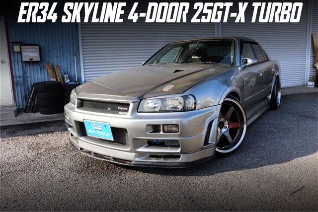Modified ER34 SKYLINE 4-DOOR 25GT-X TURBO.