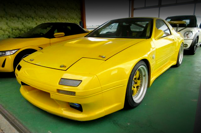 Front exterior of ERC DEMO CAR FC3S RX-7 GT-X.