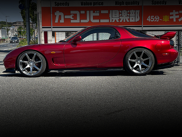 Side exterior of FD3S RX-7 TYPE-RB S-PACKAGE.