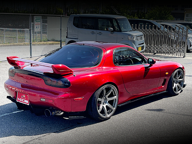 Rear exterior of FD3S RX-7 TYPE-RB S-PACKAGE.