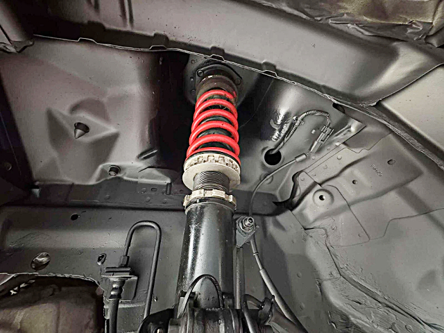 Coilover of 4th Gen Ford Fiesta.