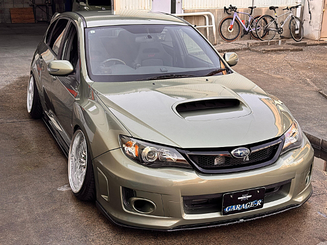 Front exterior of Stance GRB IMPREZA WRX STI.