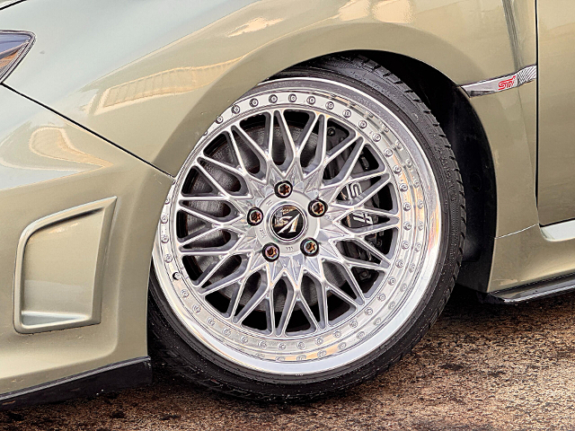 WORK VS Rim of Stance GRB IMPREZA WRX STI.