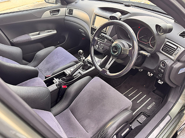 Interior of Stance GRB IMPREZA WRX STI.