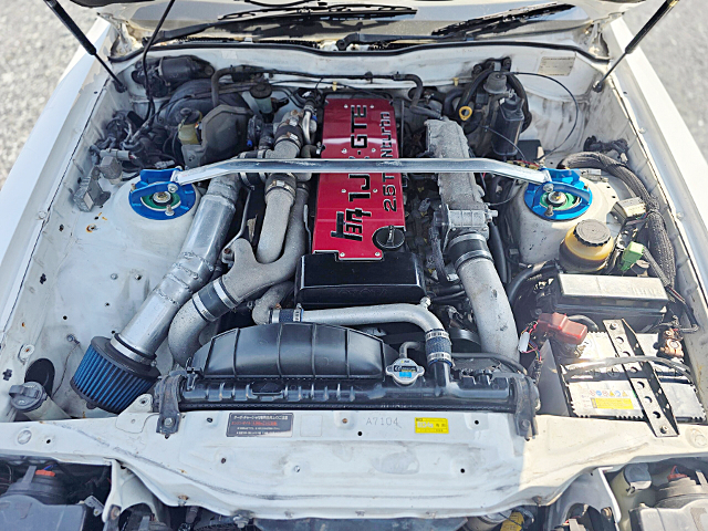 1JZ-GTE TWIN TURBO engine installed GZ20 SOARER.