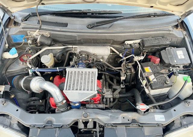 Kei WORKS K6A TURBO ENGINE installed HA23V ALTO.