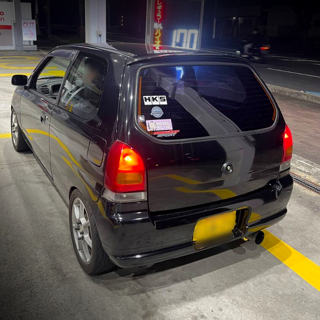 Rear exterior of HA23V SUZUKI ALTO.
