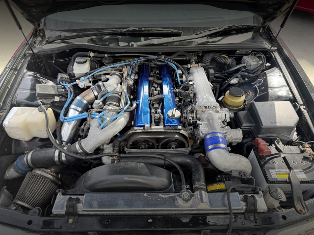 2JZ-GTE 3000cc Twin turbo engine.