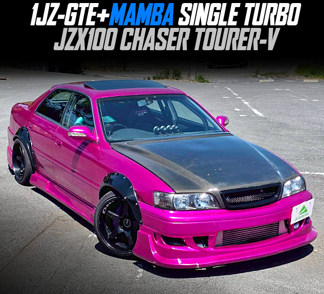 1JZ-GTE+MAMBA SINGLE TURBO in the JZX100 CHASER TOURER-V.