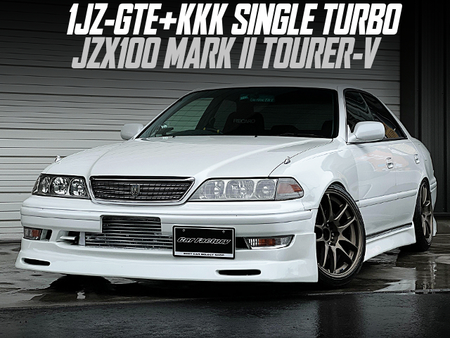 1JZ-GTE+KKK SINGLE TURBO in the JZX100 MARK II TOURER-V.