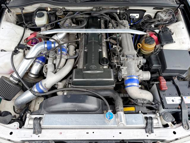 2JZ-GTE 3.0L TWIN TURBO ENGINE.