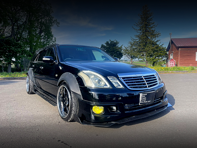 Front Exterior of ESB BATTLE WORKS WIDEBODY JZX110 MARK II BLIT 2.5iR-V.