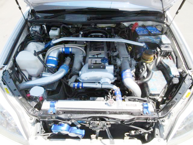 VVT-i 1JZ-GTE 2500cc Turbo engine.