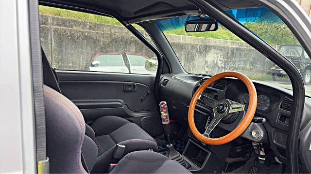 Interior of WORKS WIDEBODY 5th Gen MIRA.