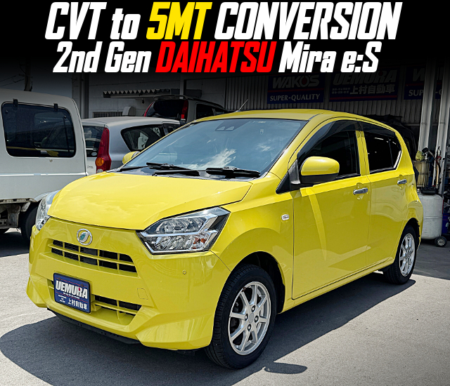 2nd Gen DAIHATSU Mira e:S With CVT to 5MT CONVERSION.