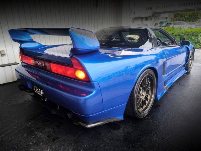 Rear exterior of Blue NA1 HONDA NSX.