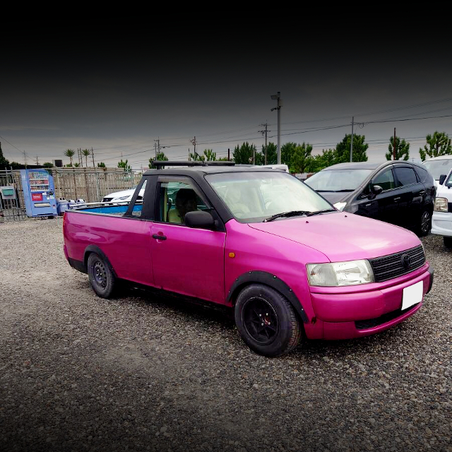 Front exterior of 50 TOYOTA PROBOX With PICKUP TRUCK CONVERSION.