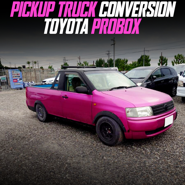 50 TOYOTA PROBOX With PICKUP TRUCK CONVERSION.
