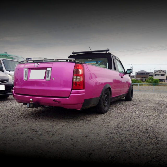 Rear exterior of 50 TOYOTA PROBOX With PICKUP TRUCK CONVERSION.